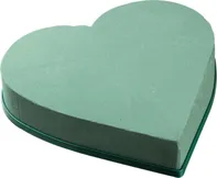 Oasis Florex aranžovací plné srdce 30 cm zelené 2 ks