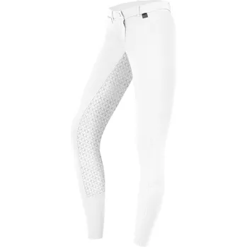 Jezdecké kalhoty Rajtky Micro Sport Silicone ELT s gripem, dámské, bílé 36