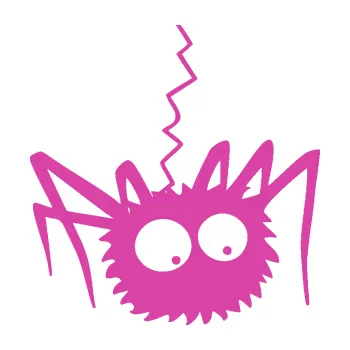 Samolepící dekorace Pavouk 020 pravá (16 - růžová) SAMOLEPKA NA AUTO, NÁLEPKA, FÓLIE, POLEP, TUNING, VLASTNÍ TEXT, TISK, AUTOSAMOLEPKY.cz, POLEPY, OBRÁZEK, LOGO, 3D STICKERS