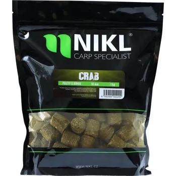 Boilies Nikl Pelety s Dírkou Crab 1 kg 18 mm Varianta: S Dírkou, Hmotnost: 1kg, Průměr: 18mm