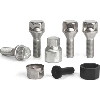 Šroubek na kolo Pojistné bezpečnostní šrouby M12x1,25x28 kužel, klíč 17, SICURIT BN328