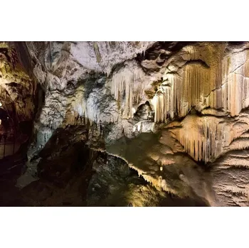 Fototapeta DIMEX | Vliesová fototapeta Jeskyně MS-5-1757 | 375 x 250 cm| krémová, hnědá, šedá + Vliesová fototapeta na stěnu DIMEX Jeskyně MS51757 v rozměru 375 x 250 cm + lepidlo zdarma