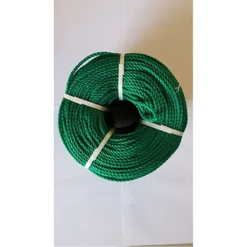 Lany BERGER – HUCK Obvodové lano PE 6 mm, volné, zelené
