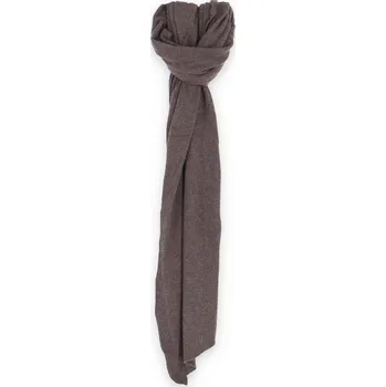 Šála Šála zimní cashmere(dárková taška) barva: hnědá tmavá