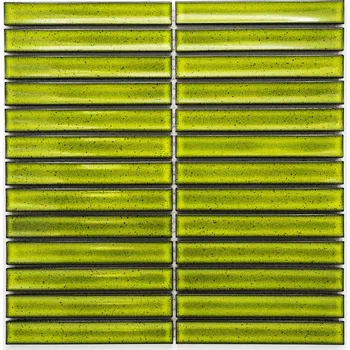 Obklad Keramická mozaika KIT KAT zelená 20x145mm