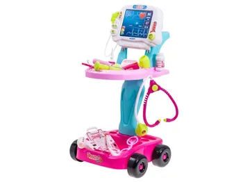 Majlo Toys Dětský lékařský vozík EKG se světlem a zvuky