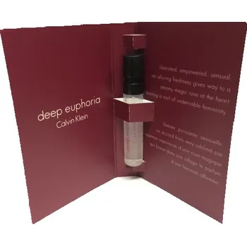Pánský parfém Calvin Klein Calvin Klein Deep Euphoria, Vzorka vone EDT Pre ženy Parfumovaná voda