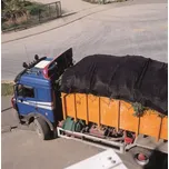 BERGER – HUCK Kontejnerová plachta PE 240 g/m2, 3,5 x 6,0 m, černá