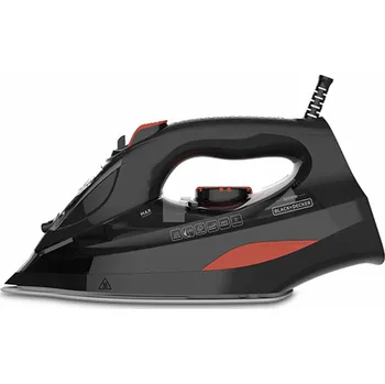 Žehlička Žehlička Black+Decker, BXIR3000E, parní, parní ráz, trvalá pára, keramická ploc
