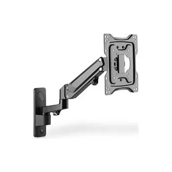 Počítač DIGITUS univerzální Nástěnný držák monitoru s jednou plynovou pružinou 43", max. 23 V kg, černý VESA 75x100