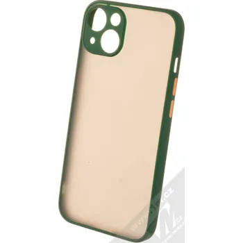 Pouzdro na mobilní telefon 1Mcz Solid Bumper ochranný kryt pro Apple iPhone 13 tmavě zelená (dark green)