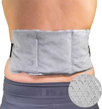 Chladicí sáček Wellife Gelový polštářek pro Hot-Cold terapii na záda 32 x 15 cm šedý