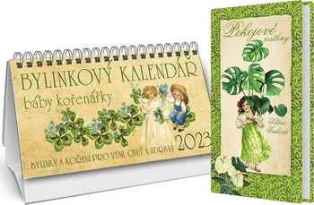 Kalendář STUDIO Trnka Klára Trnková Bylinkový kalendář 2023 + Pokojové rostliny