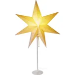 EMOS DCAZ14 Vánoční hvězda papírová s bílým stojánkem, 45 cm, vnitřní
