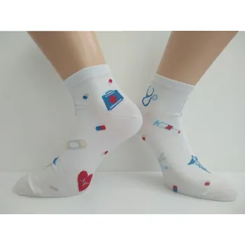 Pánské ponožky Trepon Hospital bílé 42-46