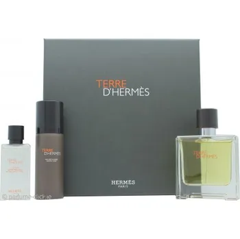 Parfém Hermes Hermes Terre D´Hermes SET: Parfémovaná voda 75 ml + Voda po holení 40 ml + Pěna na holenie 50ml Pre mužov Parfémovaná voda