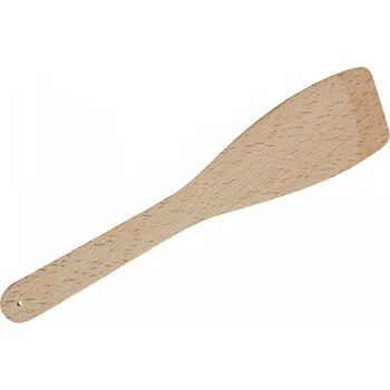 Vařečka Obracečka dřevo s otvorem 28 cm