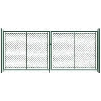 brána Dvoukřídlá brána šíře 3000 mm se zamykáním OKO zelená