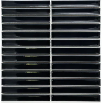 Obklad Keramická mozaika KIT KATtmavě šedá 20x145mm