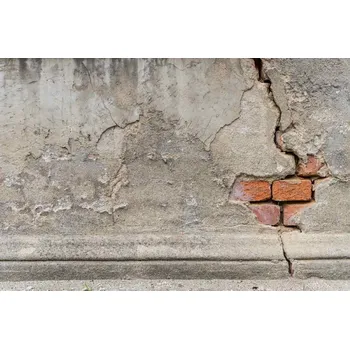 Fototapeta DIMEX | Vliesová fototapeta Detail rozpadající se zdi MS-5-2678 | 375 x 250 cm | oranžová, šedá + Vliesová fototapeta na stěnu DIMEX Detail rozpadající se zdi MS52678 v rozměru 375 x 250 cm + lepidlo zdarma