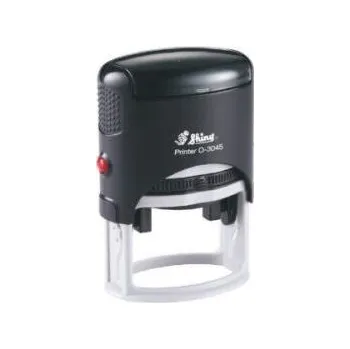 Razítko Razítko oválné Shiny O-3045, černý strojek, ovál 45 mm x 30 mm barvy otisku červená