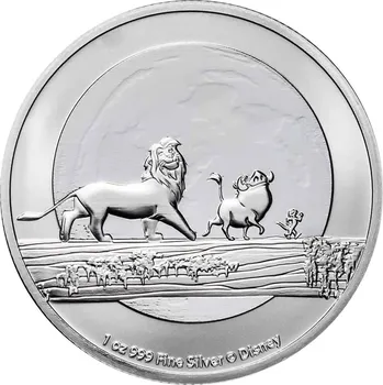 Stříbrná mince 1 Oz Lion King 2021