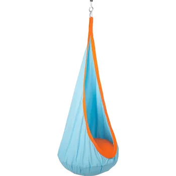 Křeslo Tempo Kondela Sentra (modrá + oranžová)