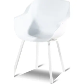 Sophie Element Zahradní Jídelní Židle s područkami - bílá