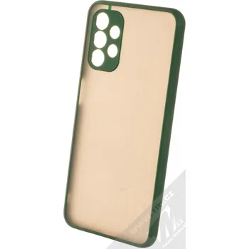 Pouzdro na mobilní telefon 1Mcz Solid Bumper ochranný kryt pro Samsung Galaxy A13 4G tmavě zelená (dark green)