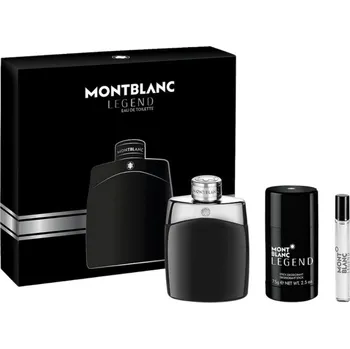 Parfém Mont Blanc Montblanc Legend SET: Toaletní voda 100ml + Toaletní voda 7.5ml + Deostick 75g Pre mužov Toaletní voda