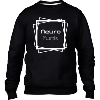 Pánská mikina DNBMARKET.CZ Pánská mikina bez kapuce |D&B + NEURO| SquareRun Velikost: S, Barva: Černá - Design 2