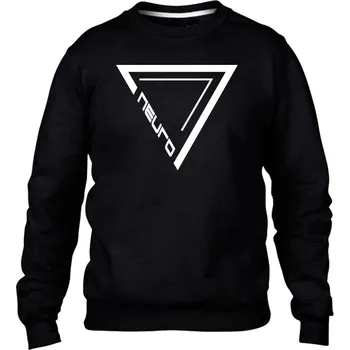 Pánská mikina DNBMARKET.CZ Pánská mikina bez kapuce |D&B + NEURO| TriangleInTriangle Velikost: M, Barva: Černá - Design 2