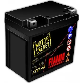Motobaterie Motobaterie Fiamm Motorenergy AGM 12V, 6.5Ah, FTX7L-BS