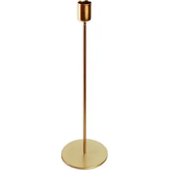Svícen Svícen kov zlatý - 30 cm