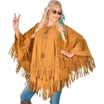 Ptákoviny CB Semišové pončo s třásněmi