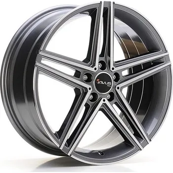 Alu kolo Alu kola AVUS RACING AC 515 antracit - leštěné čelo 7,5x18" 5x112 ET52 66,6