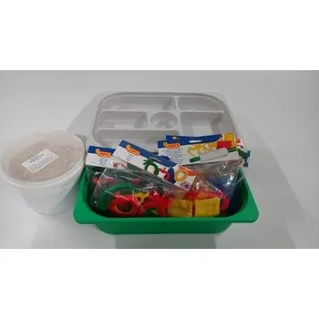 Kosmetická sada Dynamický - kouzelný písek - Dárková sada pro 1 dítě s tvořítky a vykrajovátky