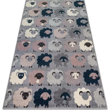 Koberec Dětský koberec Sheep šedý, velikost 120x170