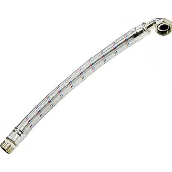 Příslušenství k čerpadlu Hadice flexi opletená nerezem s kolenem, 1"x1" MFK 50 cm