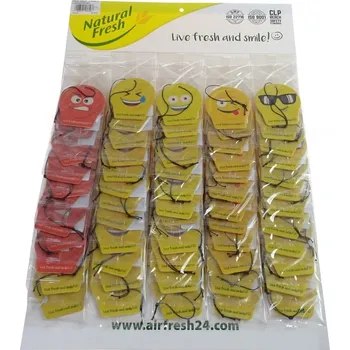 Vůně do auta Recenze Natural Fresh vůně do auta Fresh Smile Mix 60 ks