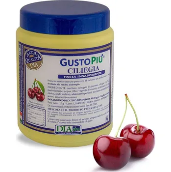 Pasta ochucovací GustoPiú, třešeň s kousky 1 kg/dóza