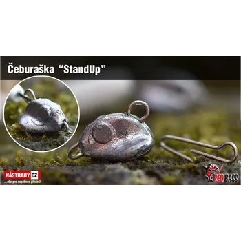 Rybářský háček Čeburaška Redbass StandUp 20g