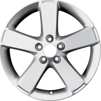 Alu kolo Alu kolo Ford 7x17" ET 55 s 5 paprsky se stříbrným frézovaným čelem