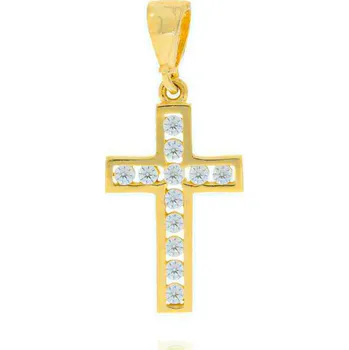 Přívěsek Tradiční zlatý křížek