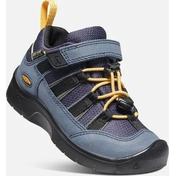 Pánská treková obuv Dětské boty Keen Hikeport 2 Low WP CHILDREN blue nights/sunflower 25/26EU