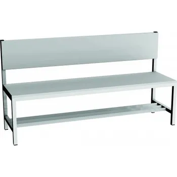 Šatní lavice do prostoru - s opěradlem ŠL 1500/O SV