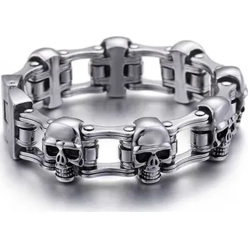 Náramek Steel Edge Ocelový náramek pro muže řetěz WJHB211 Délka náramku: 23 cm