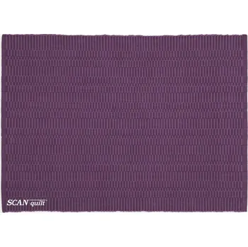 prostírání SCANquilt prostírání RIB čárky fialová prostírání cca 30 x 45 cm