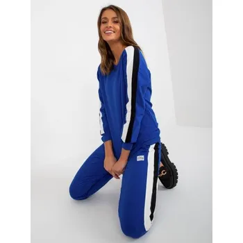 Dámská souprava s pruhy BASIC tmavě modrá