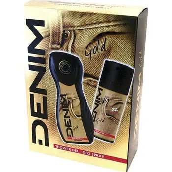 Koupelová kosmetika DENIM GOLD DEOSPRAY 150 ML + SPRCHOVÝ GEL 250 ML